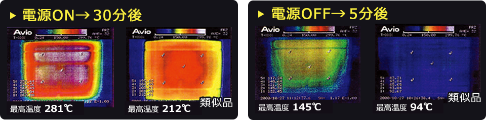 他ヒーターと比較